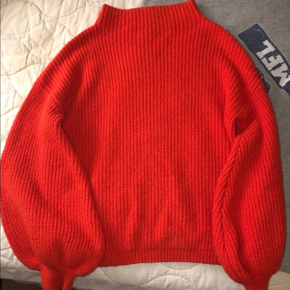 Orange sweater